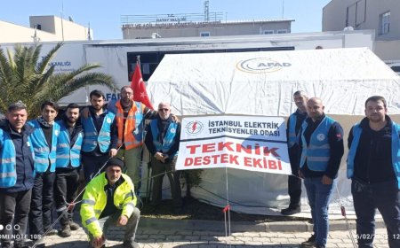 Teknik Destek Ekibimiz Hatay’da Çalışmalarını Sürdürüyor
