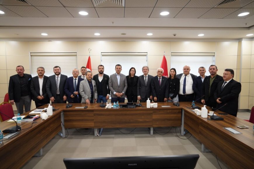 İBB Başkanı Ekrem İmamoğlu’nu Ziyaret Ettik