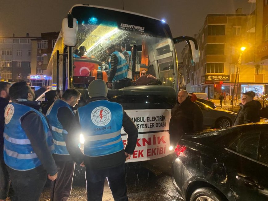 Teknik Destek Ekibimiz Deprem Bölgesine Hareket Etti