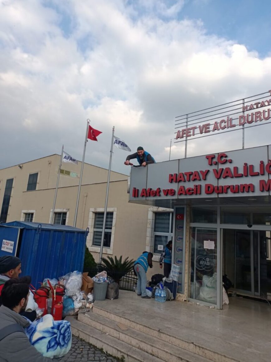 Teknik Destek Ekibimiz Deprem Bölgesinde