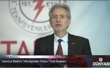 ATV Avrupa  İstanbul Elektrik Teknisyenleri Odası Başkanı Haluk Bozali'den Sektöre Yönelik Önemli Açıklamalar ATV Avrupa ekranlarında