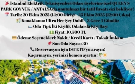 SON DUYURU – SINIRLI KONTENJAN!
