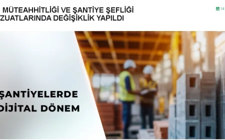 BÜYÜK MÜJDE ......2026 1 OCAK ŞANTİYE MÜHENDİSLERİ ELEKTRONİK DEFTERE GEÇECEĞİNDEN İNŞAATLARDA KAYIT DIŞI HİÇ KİMSE ÇALIŞAMAYACAKTIR