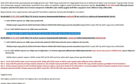 EPDK Başvurumuz Onaylandı: Ayedaş'ın MASS Sayaç Kararı Revize Edildi