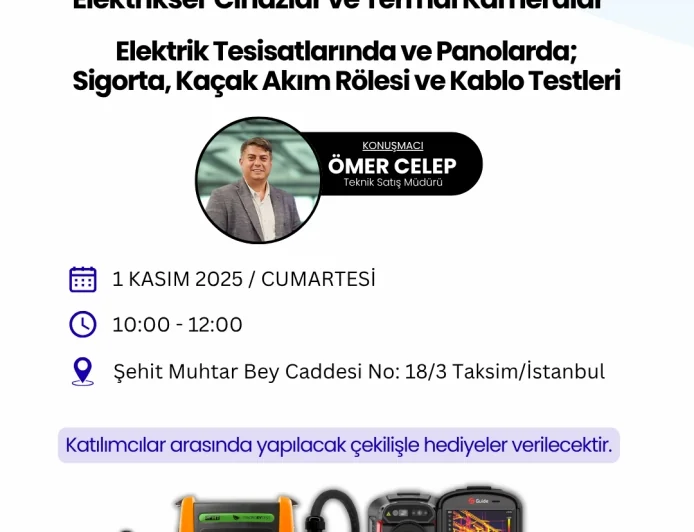 “Topraklama Eğitimine Davet – 30 Ekim ve 1 Kasım 2025”