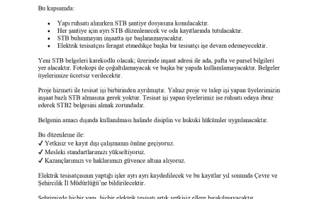 1 MART’TA STB’DE YENİ DÖNEM